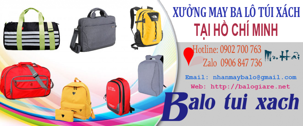 xưởng may balo túi xách giá rẻ tại tphcm